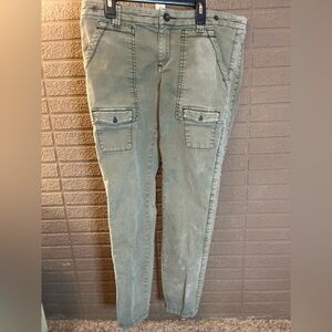 Pilcro and the Letterpress Khaki Green Pants